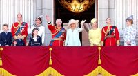 It is that time of year again, when tens of thousands of people mass down The Mall and millions more watch on television as the King celebrates his official birthday at Trooping the Colour. Above: The King and Queen and other senior royals on the Buckingham Palace balcony at last year's event