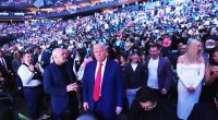 Trump attends UFC championship fight in New Jersey, taking a break from Musk feud for cage fights