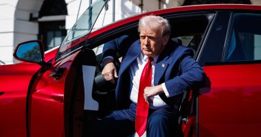 Trump plans to sell his brand new red Tesla to 'stick it' to Musk