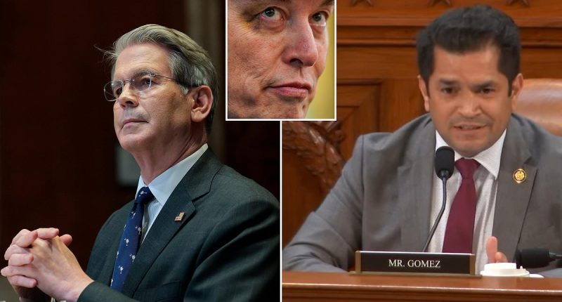 Trump secretary sets the record straight after being 'body-checked' by Elon Musk