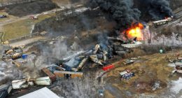 Trump to investigate long-term health effects of Ohio train derailment