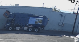 Videos show man in dumpster getting dumped into waste truck