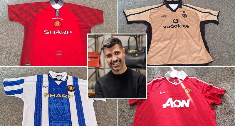 What's our collection of Manchester United shirts worth? DAN HATFIELD replies