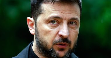 Zelensky blasts NATO members' 'slow' spending increase, warning Putin could attack within five years ahead of meeting with Trump at alliance summit