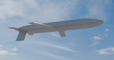 Illustration of the AGM-181A Long-Range Standoff (LRSO) nuclear cruise missile.