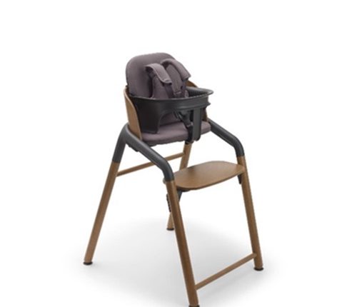 Recalled high chair with wooden legs.