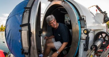 Stockton Rush preparing for a solo test dive in the Titan submersible.