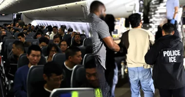 ‘High-risk’ ICE flight deports over 100 illegal aliens, including convicted felons, to China