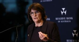 Reserve Bank of Australia governor Michele Bullock during a press conference