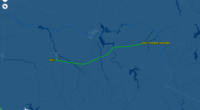 Missing light plane Snowy Mountains map