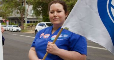 Alicia Rodgers, nurse at Nepean Hospital