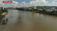 Raw, untreated sewage mixed with storm water is being discharged into the Brisbane River, sometimes up to tens of mega litres a month.