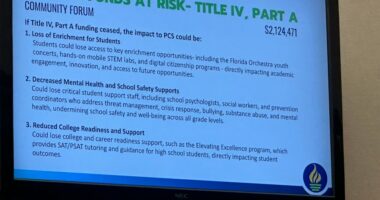 'Why make the kids suffer?' Pinellas Co. schools hosts forum on $9M funding freeze