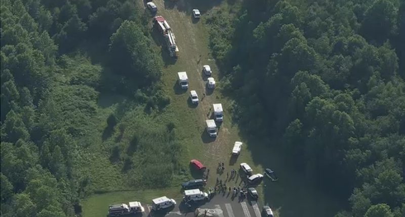 14 injured after skydiving aircraft goes off runway at Cross Keys Airport in Gloucester County, New Jersey