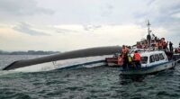 Tourist boat capsizes during a thunderstorm in Vietnam, leaving 34 dead; 8 people remain missing