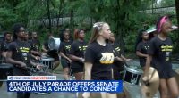 2026 Senate election candidates Juliana Stratton, Raja Krishnamoorthi, Robin Kelly show out for 4th of July parade festivities