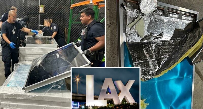300 pounds of meth hidden in solar panels seized at LAX by Border Patrol