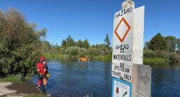 6 swept over Oregon waterfall; 1 dead and 2 missing