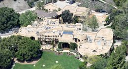 A-lister mansion that takes up a ZIPCODE... with mysterious symbols