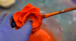 A new twist on the flower scene: wood flowers!