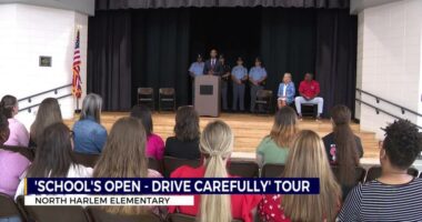 AAA's back-to-school safety tour kicks off at North Harlem Elementary