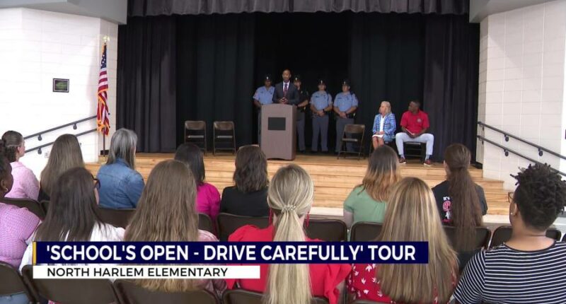 AAA's back-to-school safety tour kicks off at North Harlem Elementary