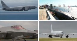 Australian aircraft and submarines.