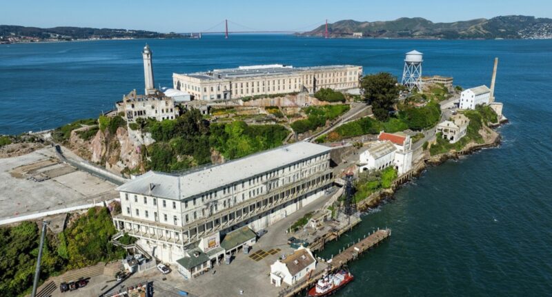 AG Pam Bondi in San Francisco visiting Alcatraz to announce Trump admin's reopening plans as Nancy Pelosi blasts 'stupidest' idea