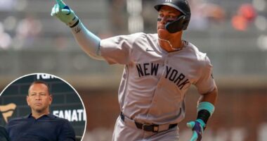Aaron Judge ties Alex Rodriguez on Yankees' all-time home run list