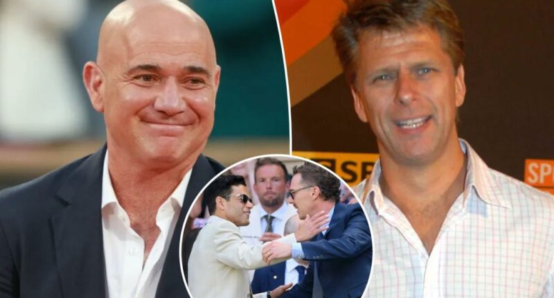 Andre Agassi snaps at commentator over celebrity Wimbledon questions