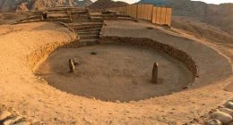A circular structure found inside the lost city.