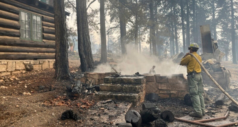 Arizona wildfire destroys a historic Grand Canyon National Park lodge and other structures