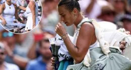 Aryna Sabalenka in heated Wimbledon moment with Amanda Anisimova