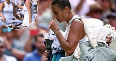 Aryna Sabalenka in heated Wimbledon moment with Amanda Anisimova