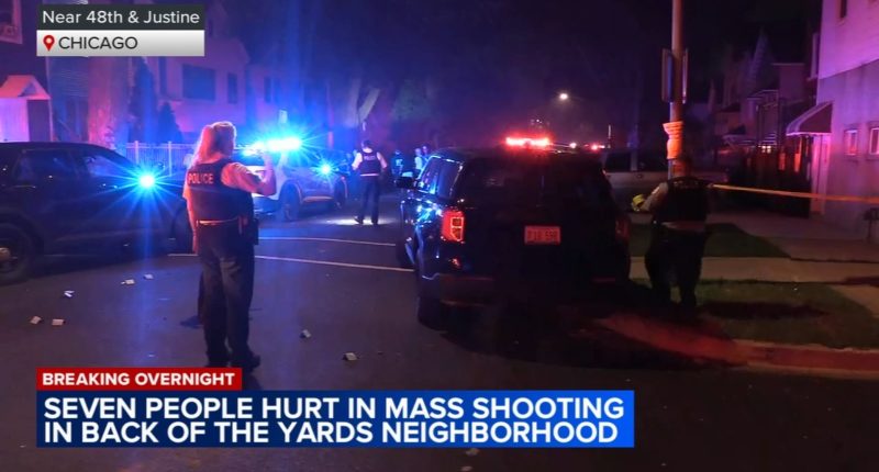 Back of the Yards, Chicago shooting: At least 7 seriously injured in mass shooting in 4800-block of South Justine Street, CPD says