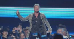 Brian Littrell of the Backstreet Boys performs during the 60th annual Academy of Country Music Awards on Thursday, May 8, 2025, in Frisco, Texas. (AP Photo/Chris Pizzello)