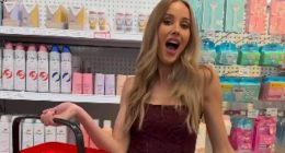 Bec Judd  mocked for shaving her legs in the supermarket in Coles ad