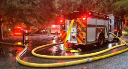 Bluffton Fire: multiple lightning strike calls during storms