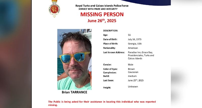 Body found in Turks and Caicos amid search for missing NYC man Brian Tarrence