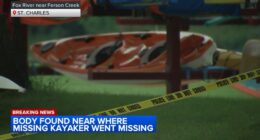 Body of missing kayaker found in Fox River, St. Charles Fire Department says