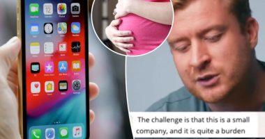 Boss under fire after texts to pregnant employee revealed