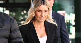 Brisbane Broncos media officer Melissa Mallet is seen leaving the Brisbane Magistrates Court, in Brisbane, in Brisbane,Tuesday, July 8,