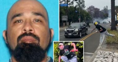 Brute on FBI’s ‘most wanted’ list for tossing cinderblock during anti-ICE riots finally busted at border