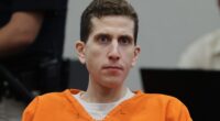Bryan Kohberger sitting down in court. He