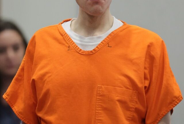 Bryan Kohberger at his sentencing hearing.