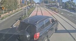 There ﻿have been 11 collisions between trams and vehicles as well as dozens of near misses since the line opened seven months ago.