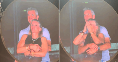 Coldplay Boston concert kiss cam
