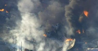 California fireworks warehouse catches fire and explodes