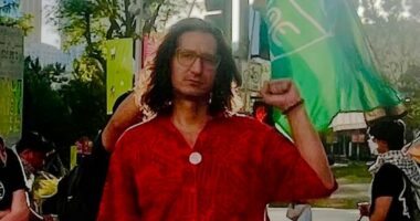 California professor is protester who 'hurled tear gas at ICE agents'