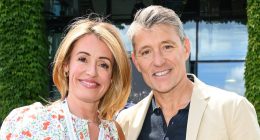 Cat Deeley leads celeb tennis fans on day four of Wimbledon